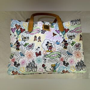 Dooney & Bourke Walt Disney World Tote and Disneyland sketch tote